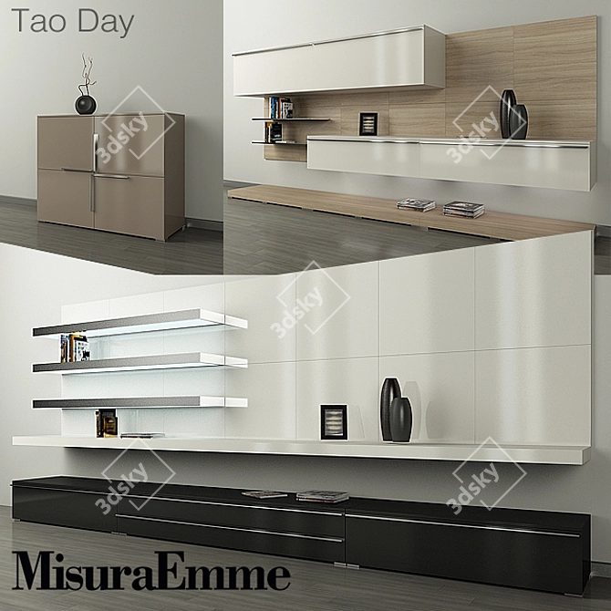 Elegant Tao Day Modular System 3D model image 1