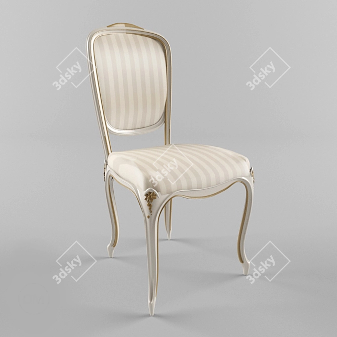 Stylish Modern Armchair: Sedia 0612 3D model image 1