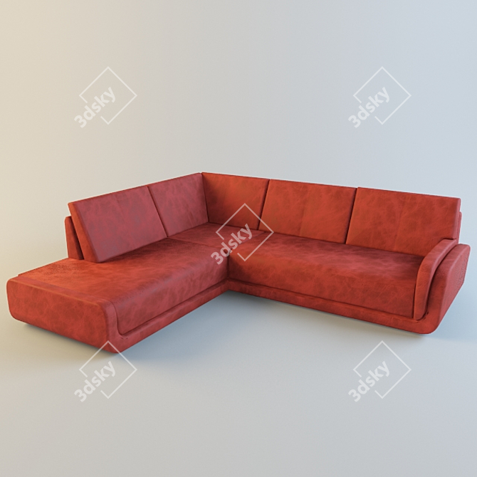 Europa Allegro Classic Sofa 3D model image 1