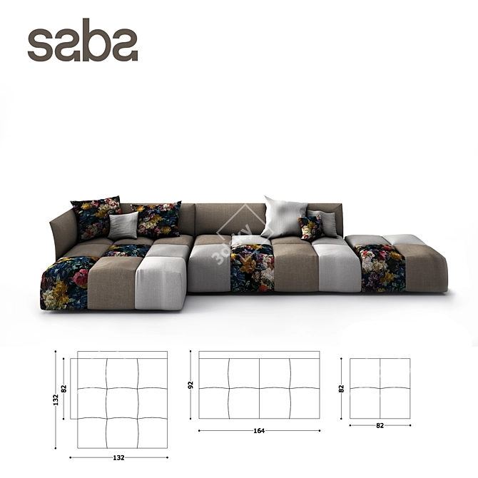 Saba Pixel: Innovative Design for Perfect Imaging 3D model image 1