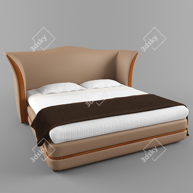 ARKEOS: Stylish Bed for Ultimate Comfort 3D model image 1