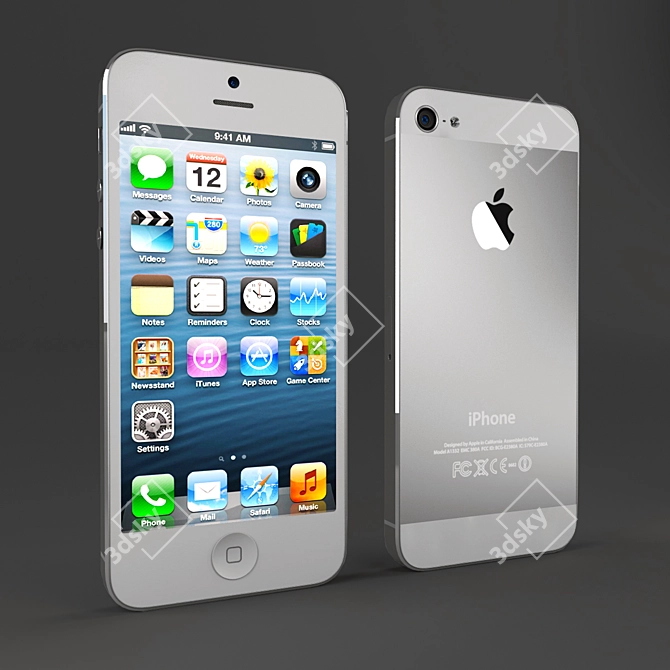 UltraSlim Apple iPhone 5 3D model image 1