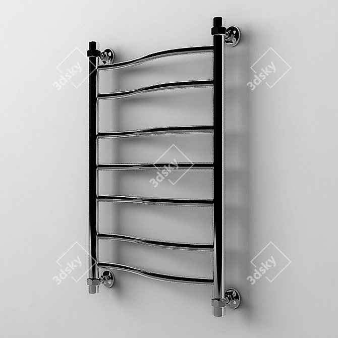 Margroid Wave Electric Towel Warmer 3D model image 1