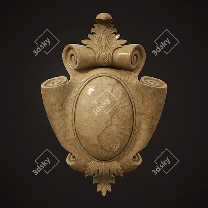 Elegant Decorative Element 3D model image 1