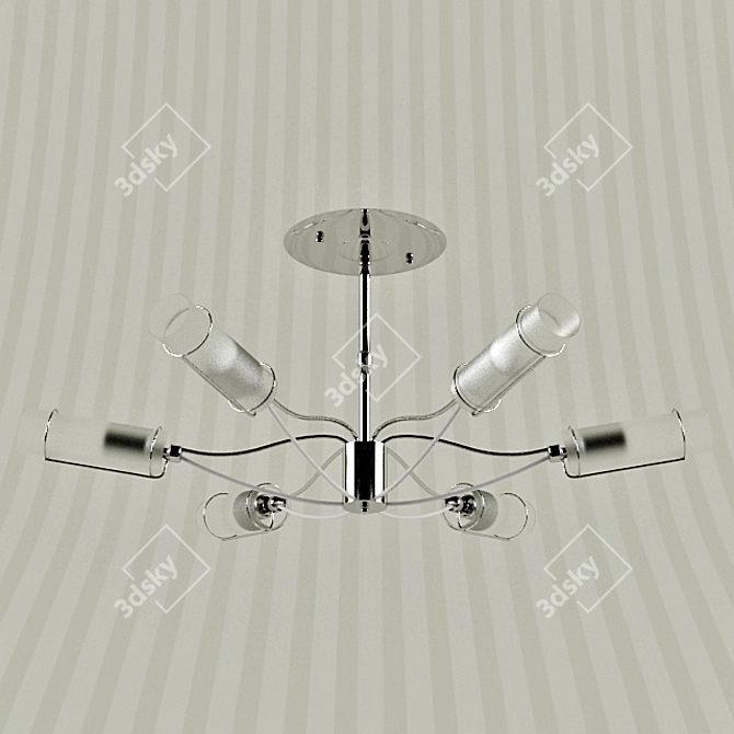 Modern Ukrainian Chandelier - Blitz 3D model image 1