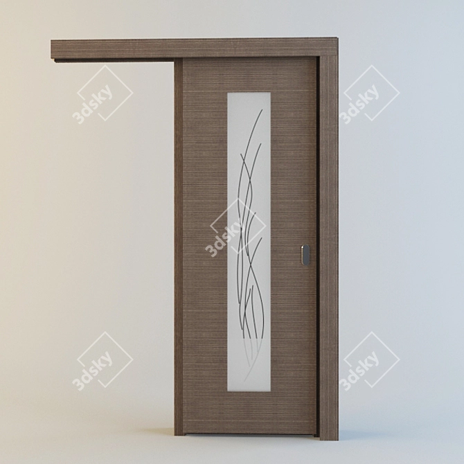 Venge Sliding Door: Elegant and Functional 3D model image 1