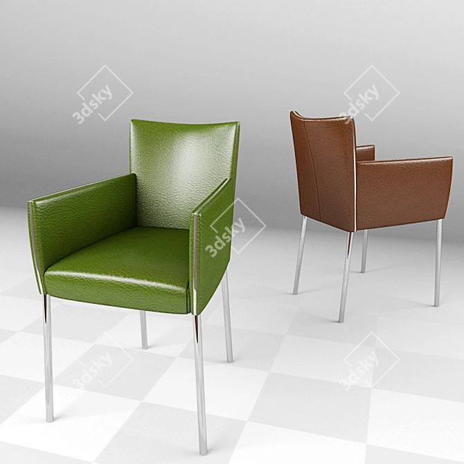 ErgoComfort Office Chair 3D model image 1