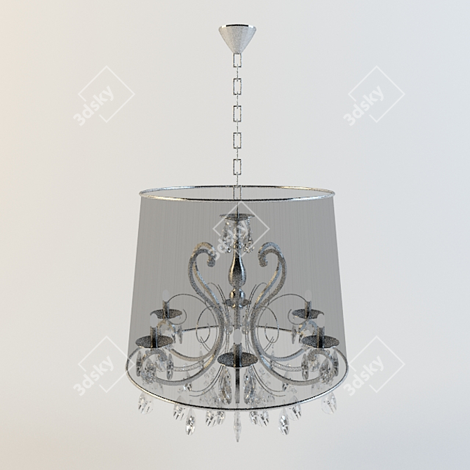 Elegance Illuminated: Charming Chandelier 3D model image 1