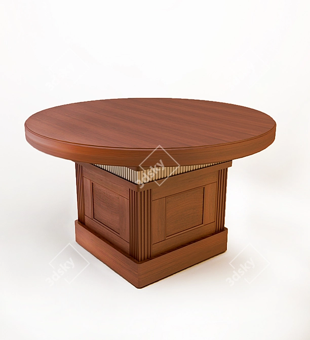 Venge Table: Modern Design & Quality Craftsmanship 3D model image 1
