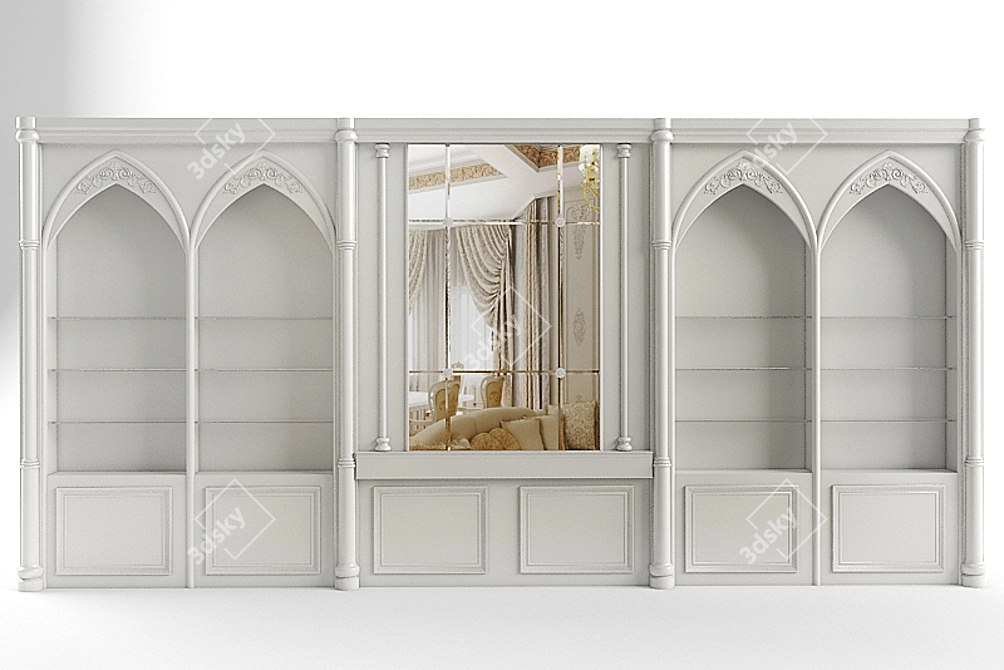 Classic Jumbo Wardrobe 3D model image 1