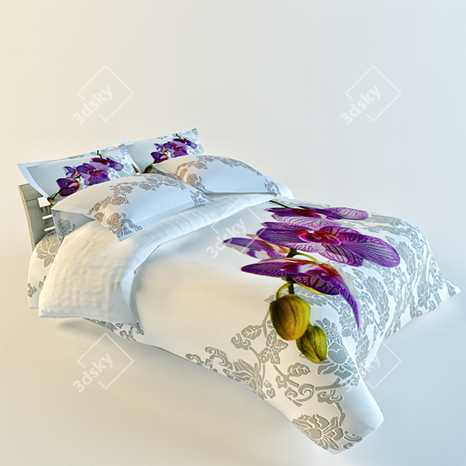 Cozy Dream Bed Linen 3D model image 1