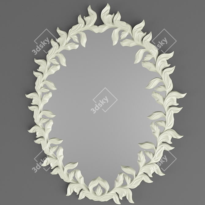 Reflective Elegance: 640х540 Mirror 3D model image 1