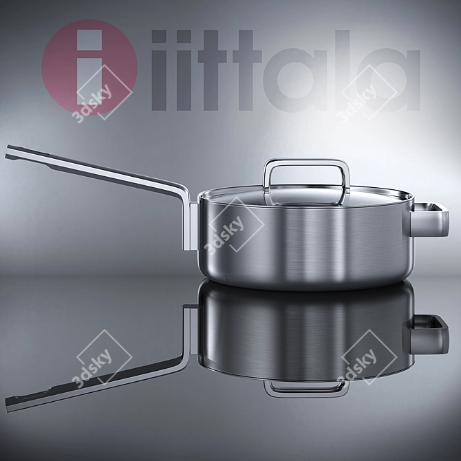 Stylish Cookware 3D model image 1