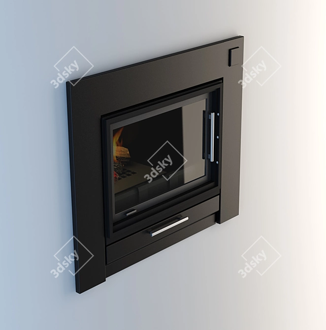 Modern Sauna Stove 3D model image 1