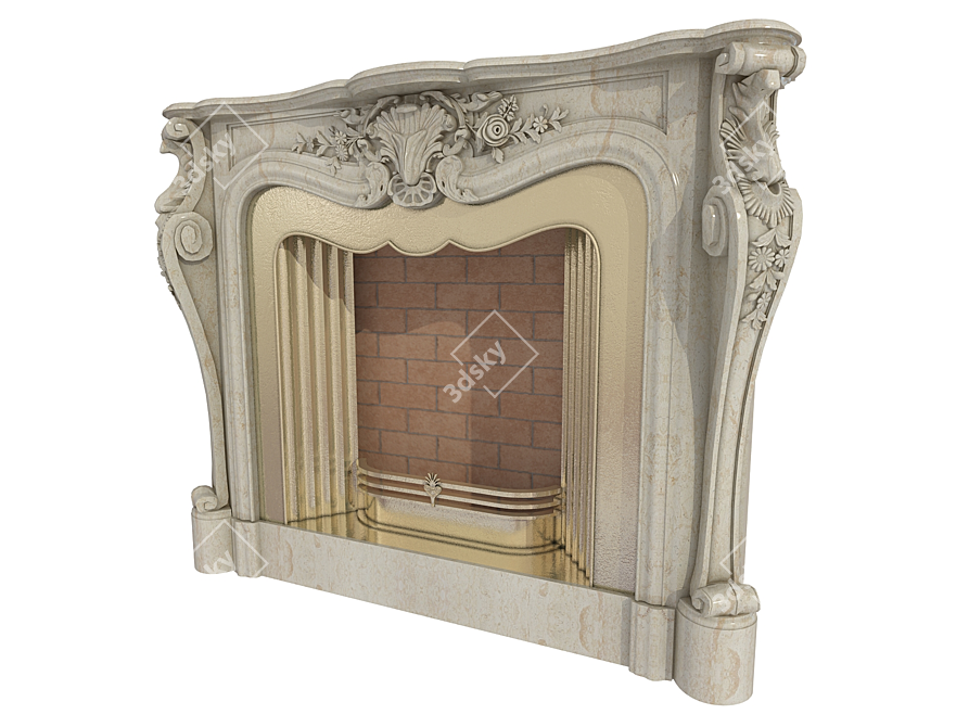 Elegant Peterborough Fireplaces 3D model image 1