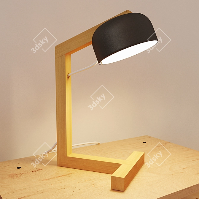 Nordic Charm: Snovsen Desk Lamps 3D model image 1