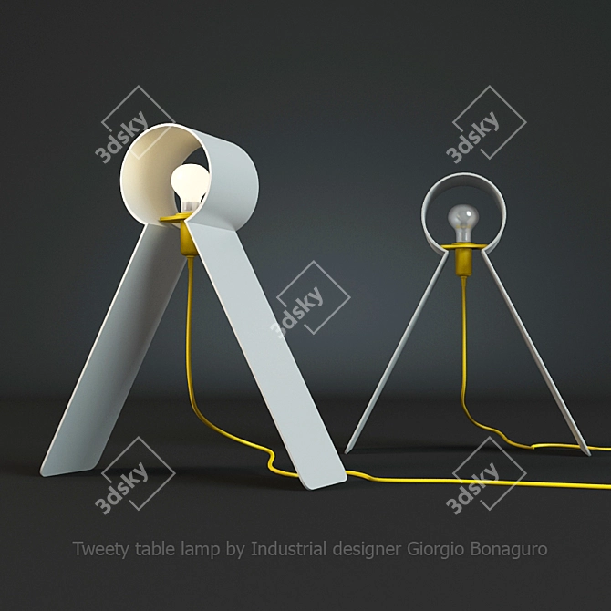 Tweety Lamp: Designed by Bonaguro 3D model image 1