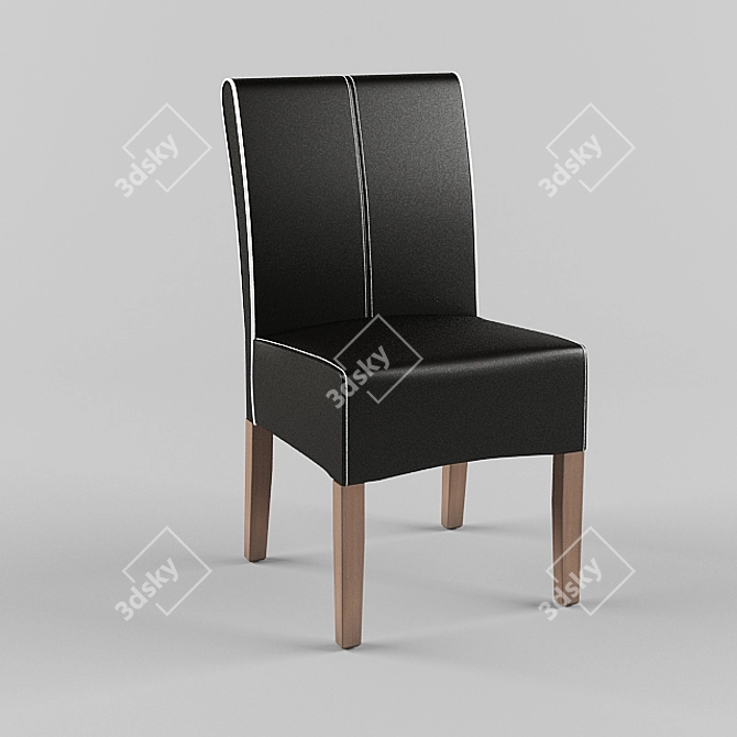 Photo-Inspired Chair 3D model image 1