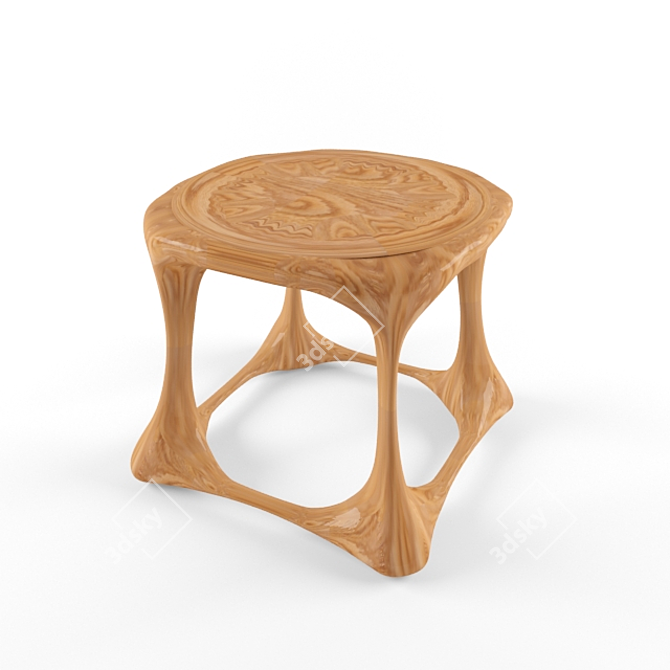 Title: Eco Bionic Stool 3D model image 1