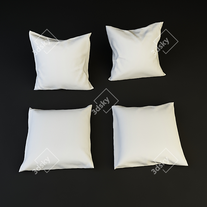 DreamCloud Orthopedic Pillows 3D model image 1