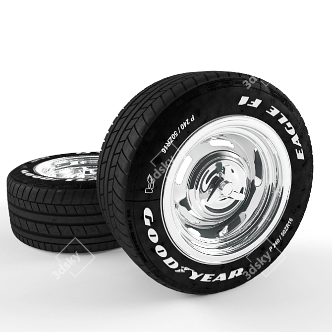 3D Max Car Wheel 3D model image 1