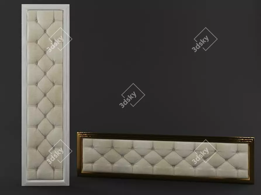 Art Deco Wall Panel 3D model image 1