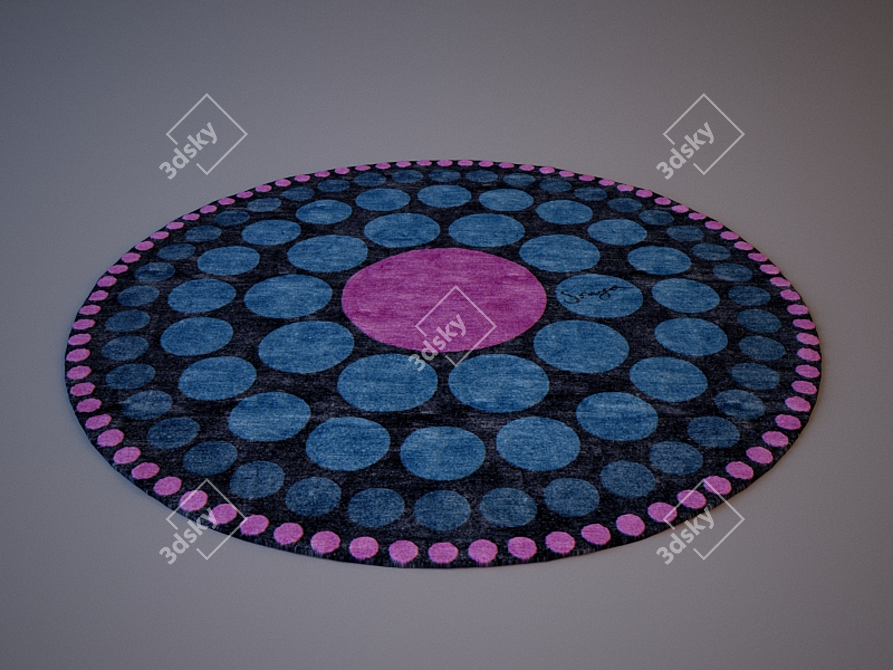 Sonya Rugs Circle Collection 3D model image 1