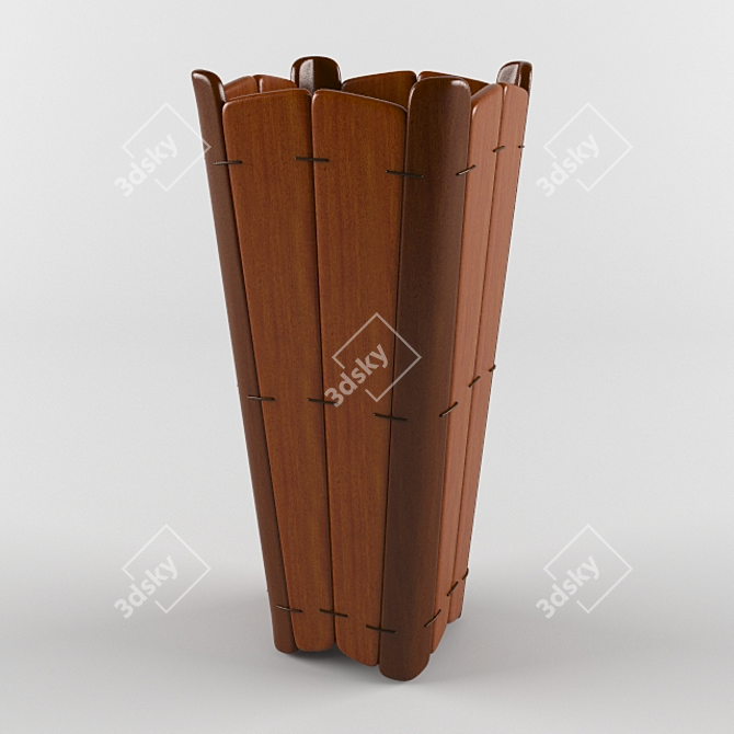 Elevated Greenery: Tall Planter Box 3D model image 1