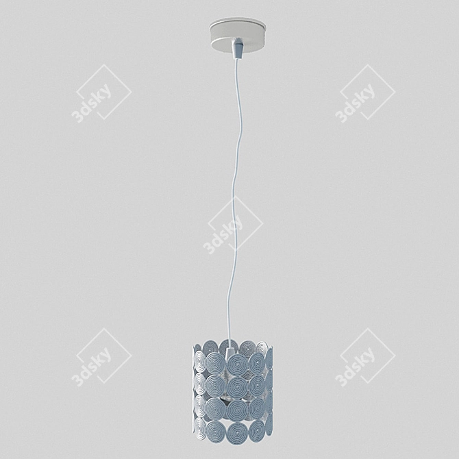 Elegant Sketch-Designed Lamp 3D model image 1