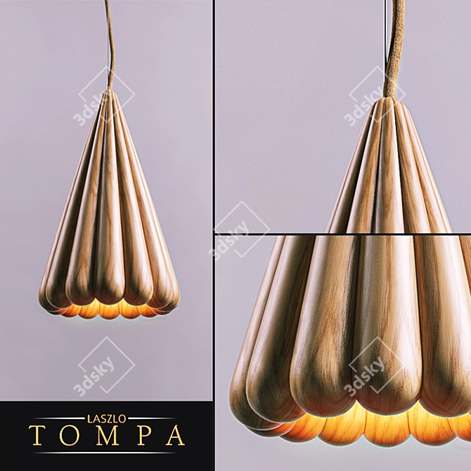 BlossomBright - Tompa's Flower Lamp 3D model image 1