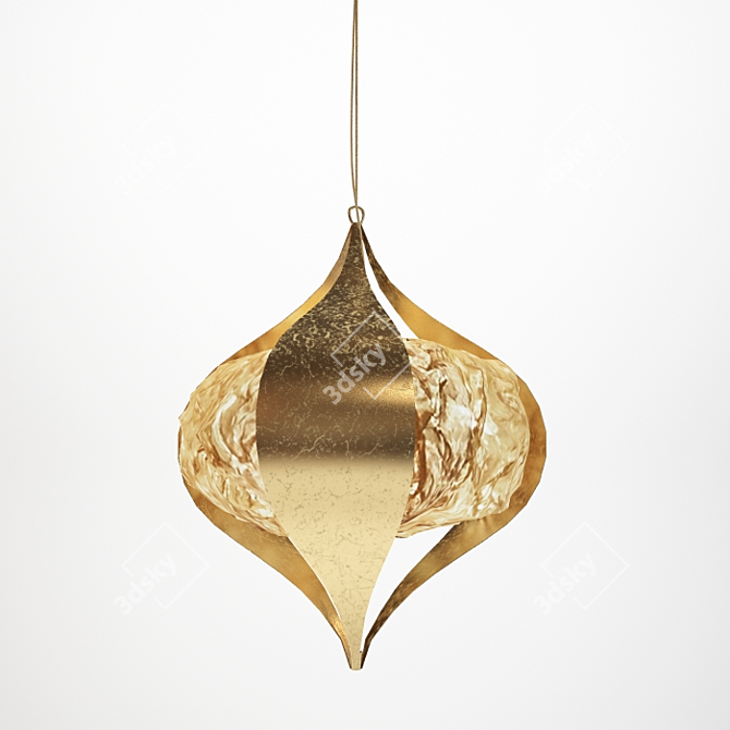 Elegant Pendant Light: Calresso 3D model image 1