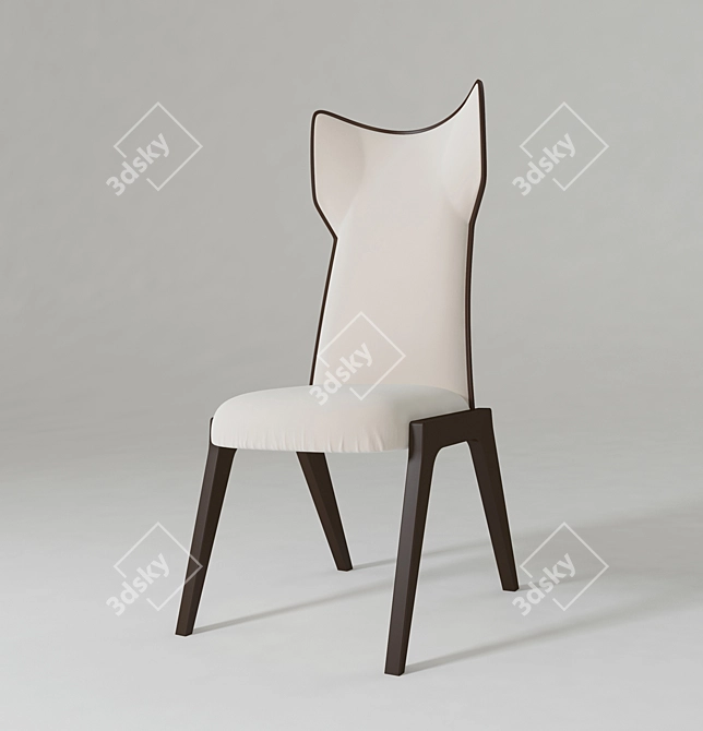 Luxury FENDI Chair - Chic & Stylish 3D model image 1