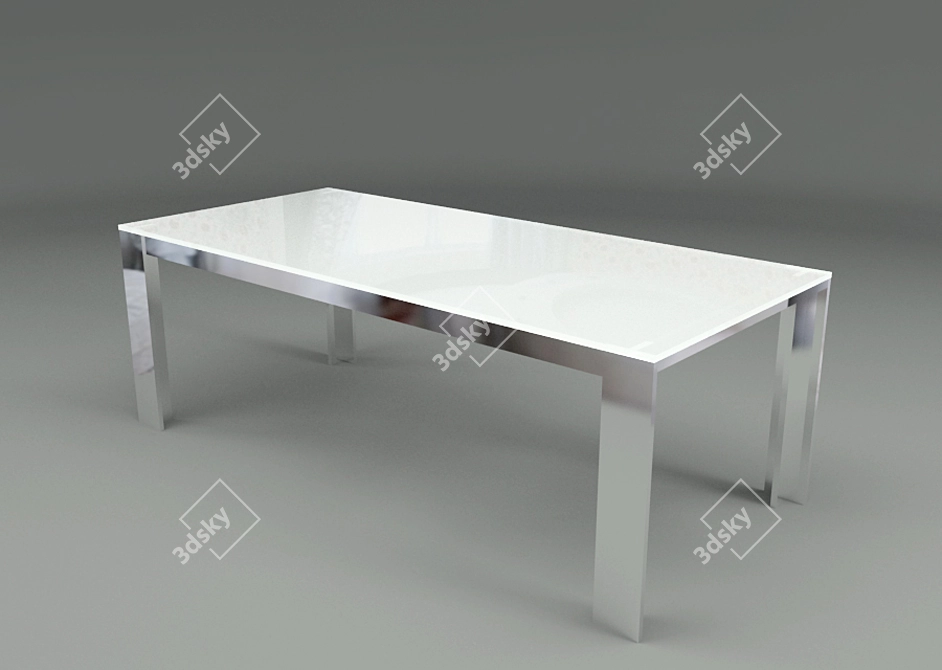 Bonaldo Kudo Extendable Dining Table 3D model image 1