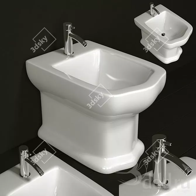 FreshClean Bidet - Advanced Hygiene Solution 3D model image 1