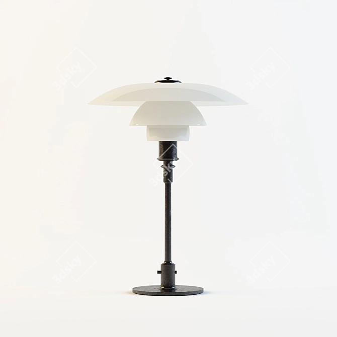 Poul Henningsen PH 4/3 Table Lamp 3D model image 1
