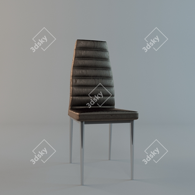 Metal Chair H-147 3D model image 1