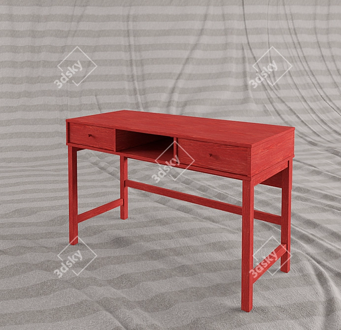 Modern IKEA Linnarp Writing Desk 3D model image 1