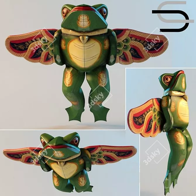 Skybound Leap: The Soaring Amphibian 3D model image 1