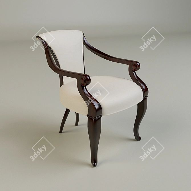 Christopher Guy 30-0032 Elegant Dining Armchair 3D model image 1