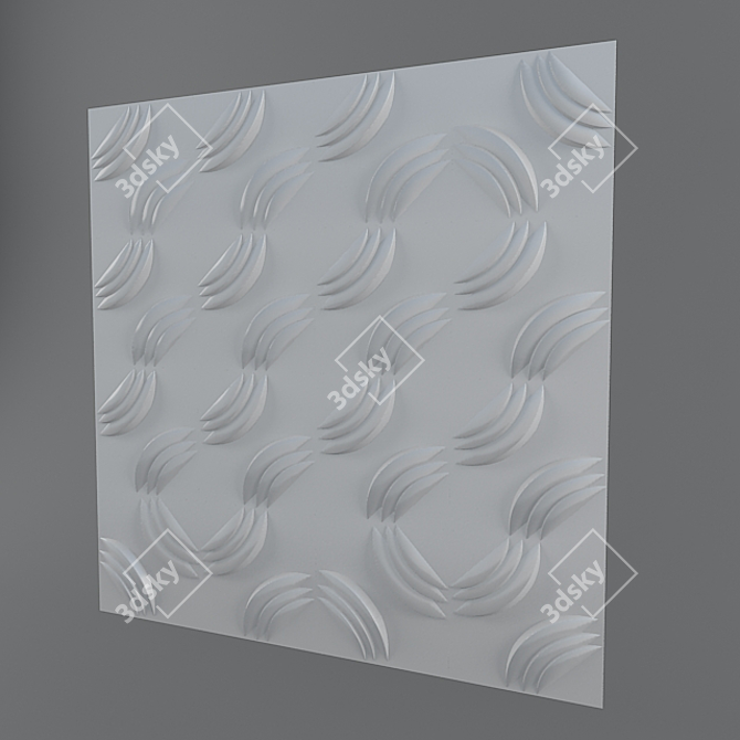 3D Decor Panel: Elegance Meets Versatility 3D model image 1