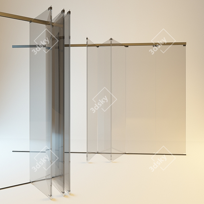 Sliding Door System 3D model image 1