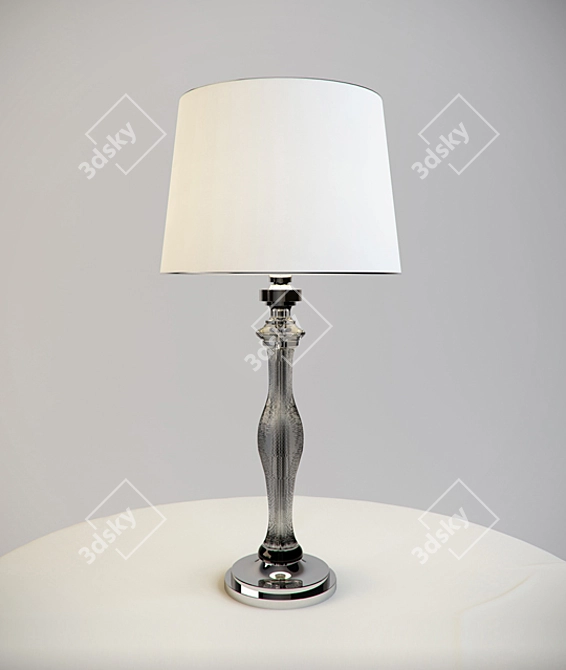 Sleek Modern Table Lamp 3D model image 1