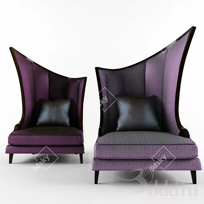 Elegant Christopher Guy Chair 3D model image 1