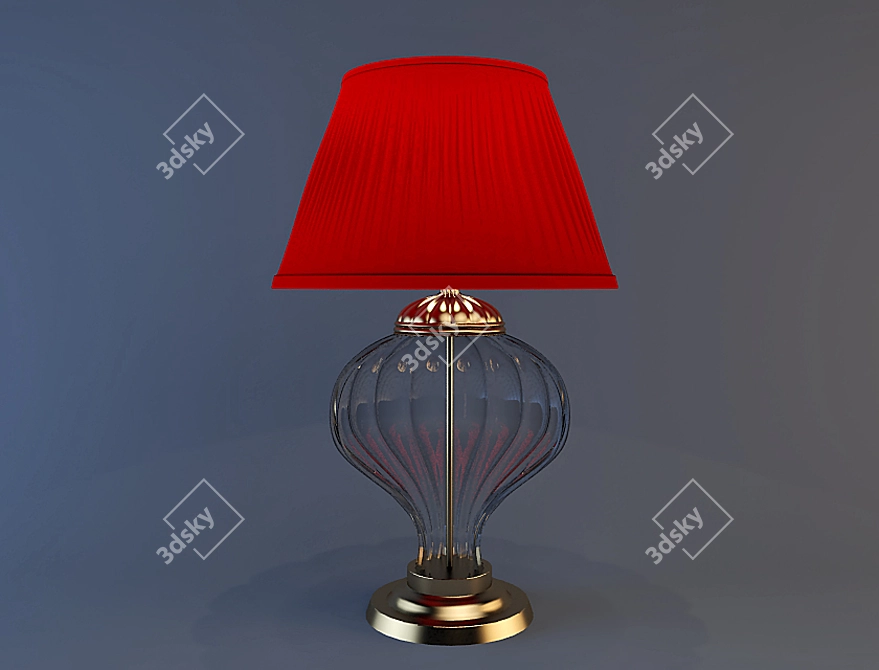 Modern White Floor Lamp 3D model image 1