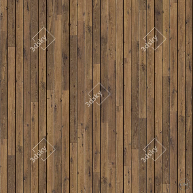 Lagune Laminate Flooring: Quick-Step's Charming Coastal Elegance 3D model image 1