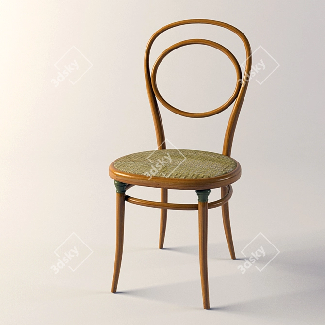 Classic Thonet Chair 3D model image 1