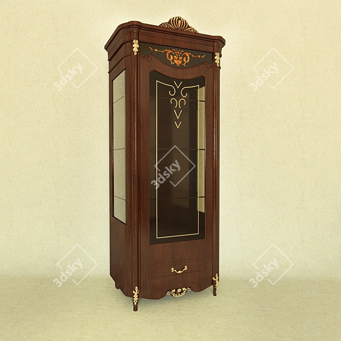 Classic Maroon Showcase 3D model image 1