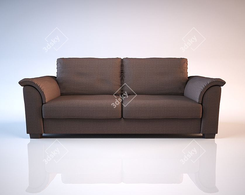 Tidafors: Spacious and Stylish Sofa 3D model image 1