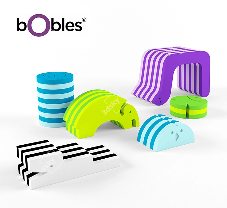 Developing Motor Skills: BObles Gaming Modules! 3D model image 1