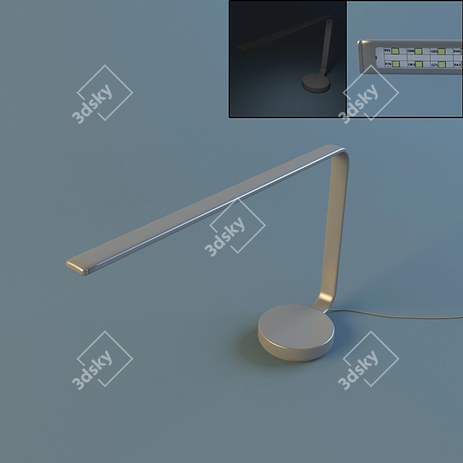 Title: Elegant Illuminated Table 3D model image 1